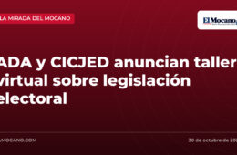 ADA y CICJED anuncian taller virtual sobre legislación electoral