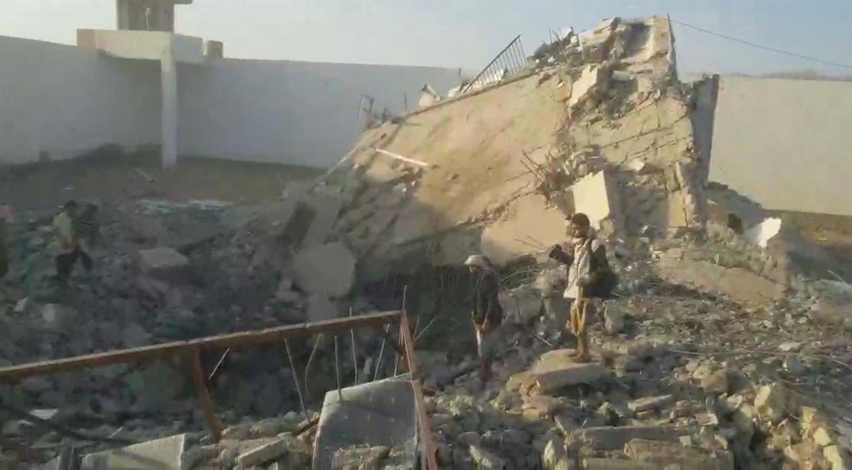 Al menos 14 muertos en un ataque de la coalición saudí en Al Jauf, Yemen