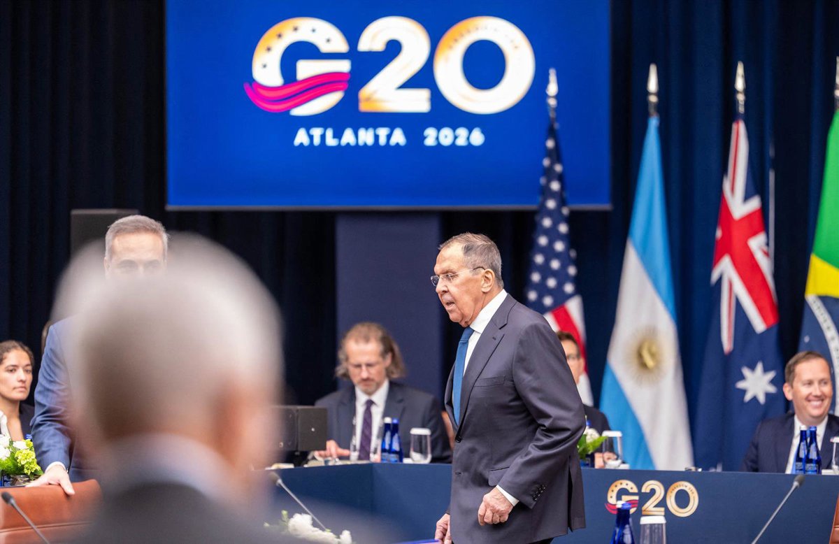 El G20 de Exteriores inicia en Atlanta sin foto de familia por la presencia de Lavrov