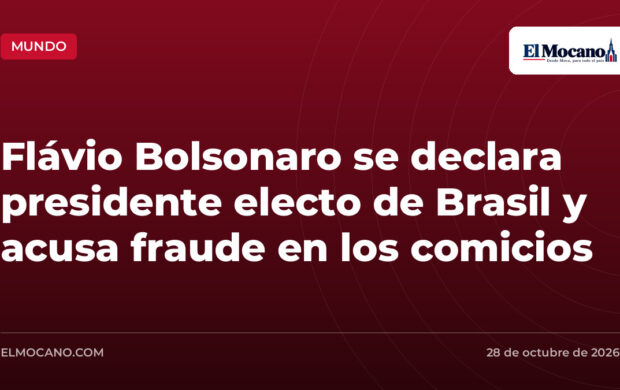 Flávio Bolsonaro se declara presidente electo de Brasil y acusa fraude en los comicios