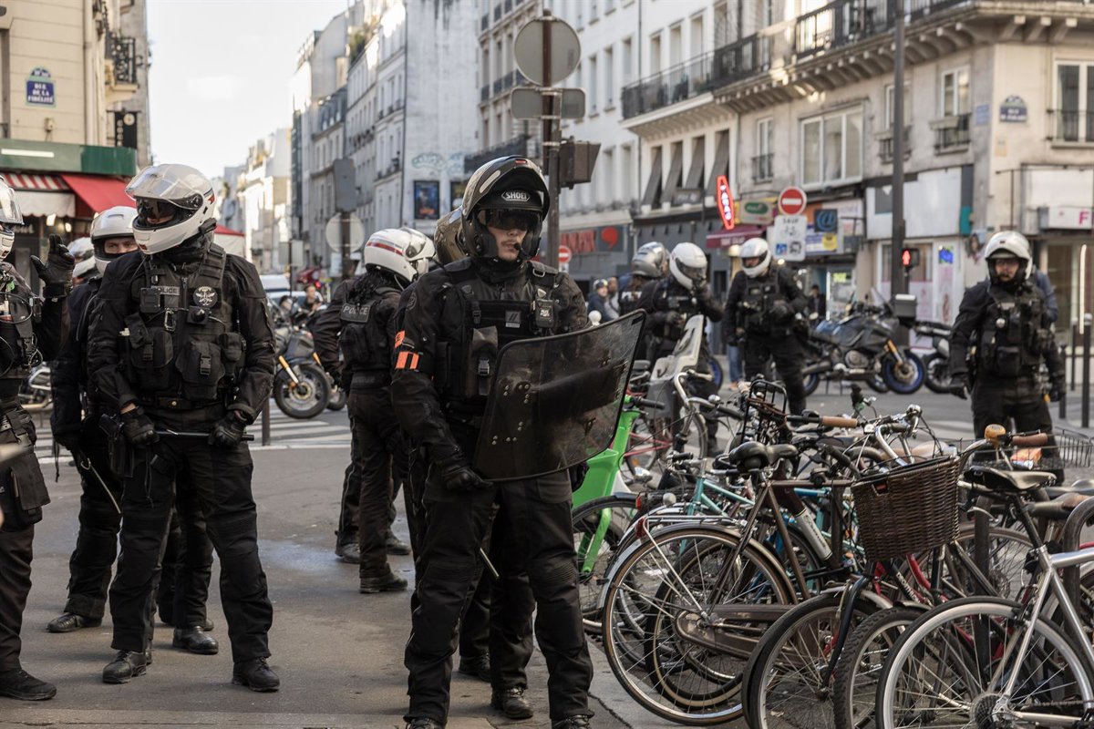 Francia despliega 70.000 agentes ante una nueva jornada de protestas
